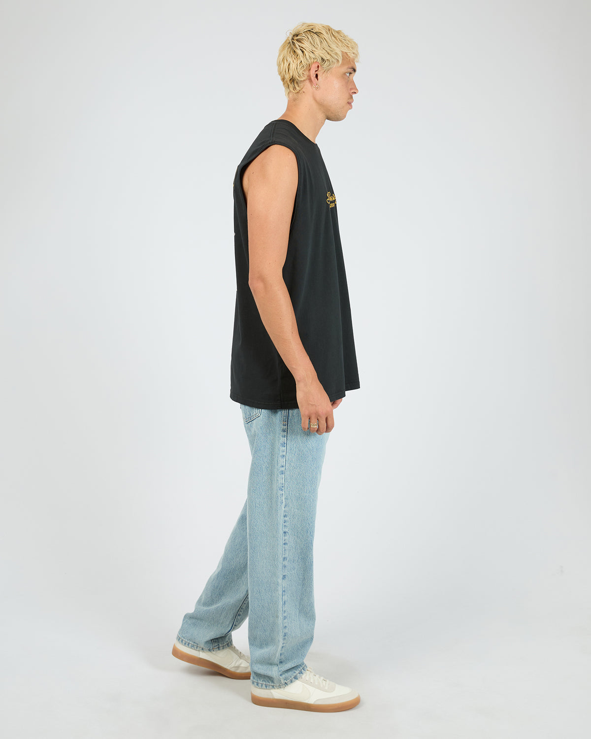 Pull Up A Chair Muscle Washed Black