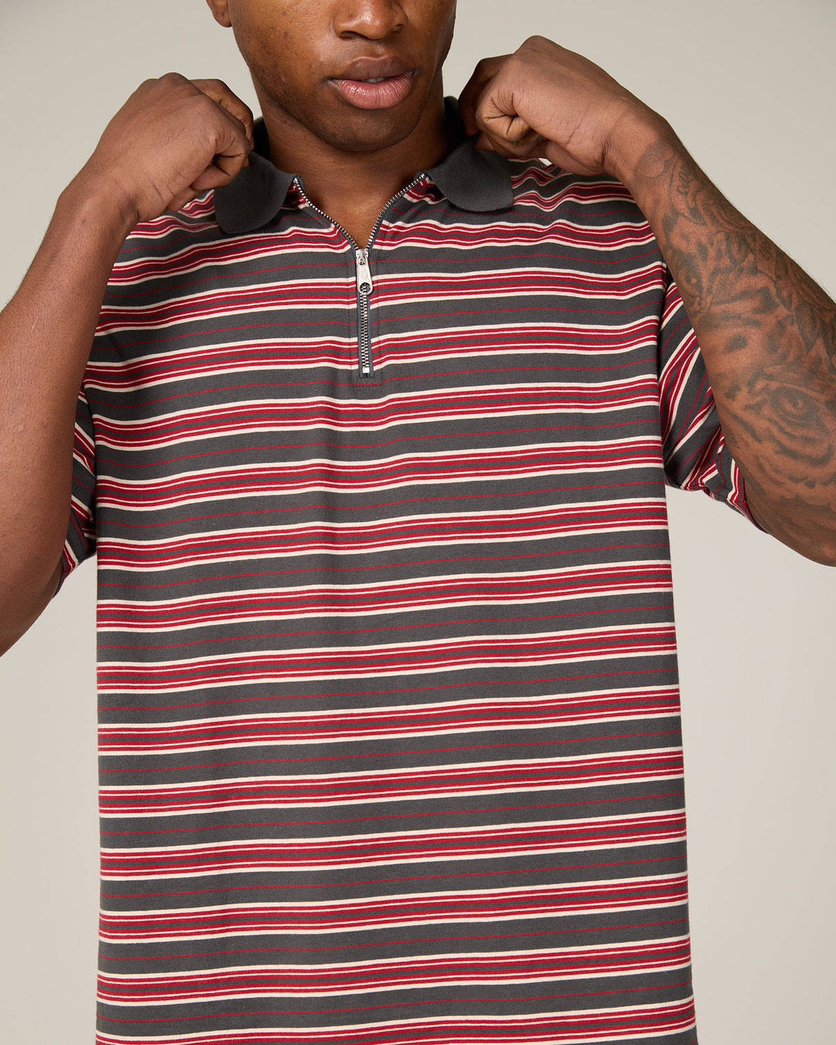 Zip Polo Navy