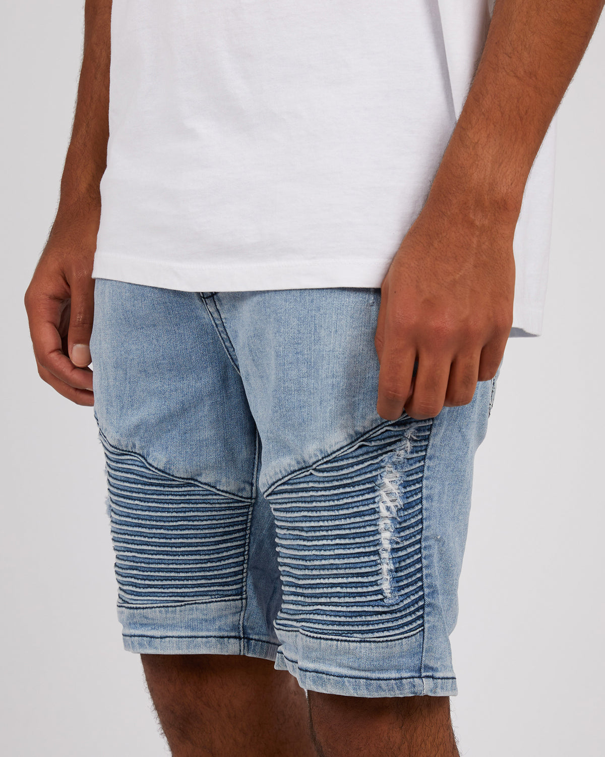 Strung Out Moto Short Vintage Indigo