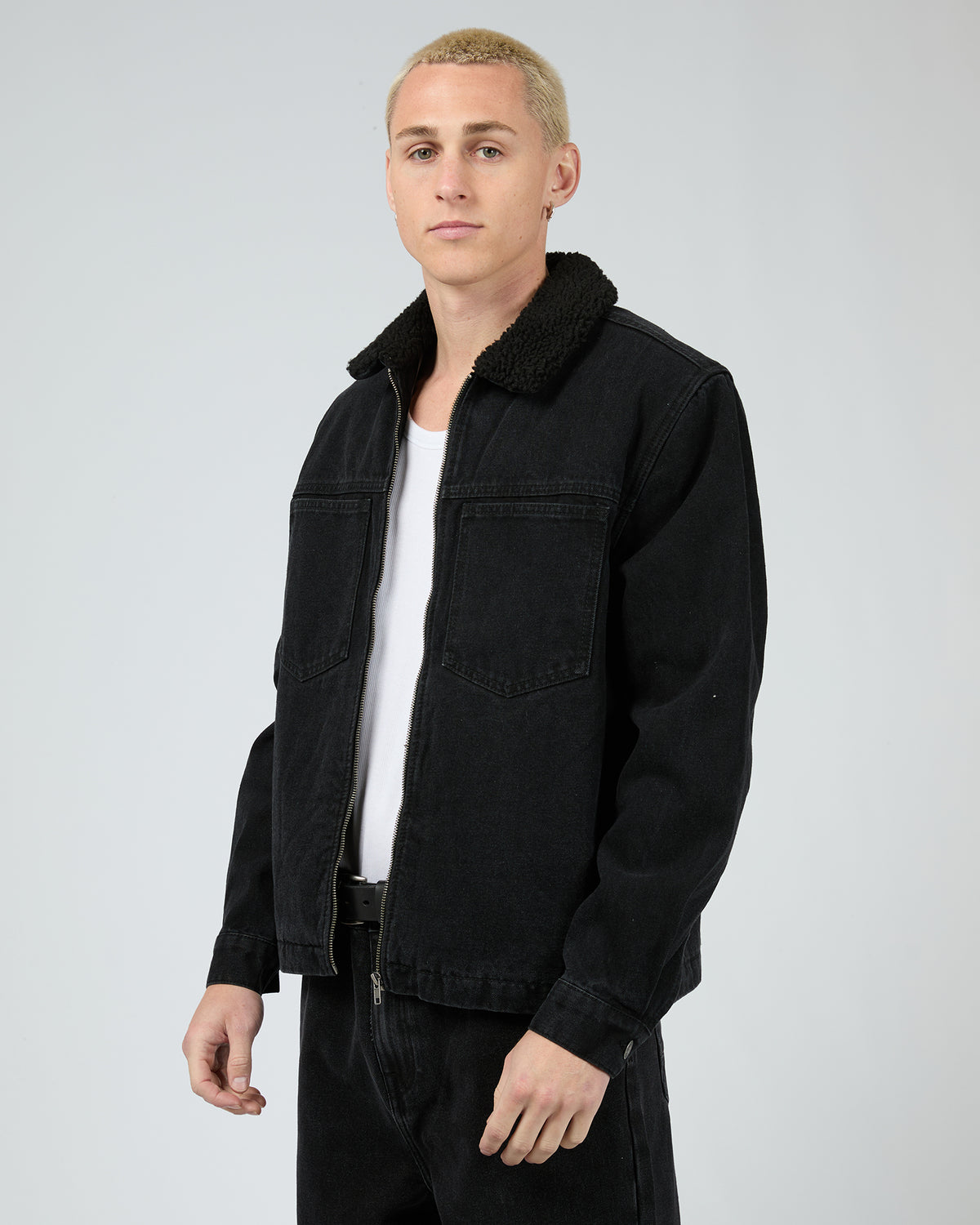 Defuse Jacket Washed Black