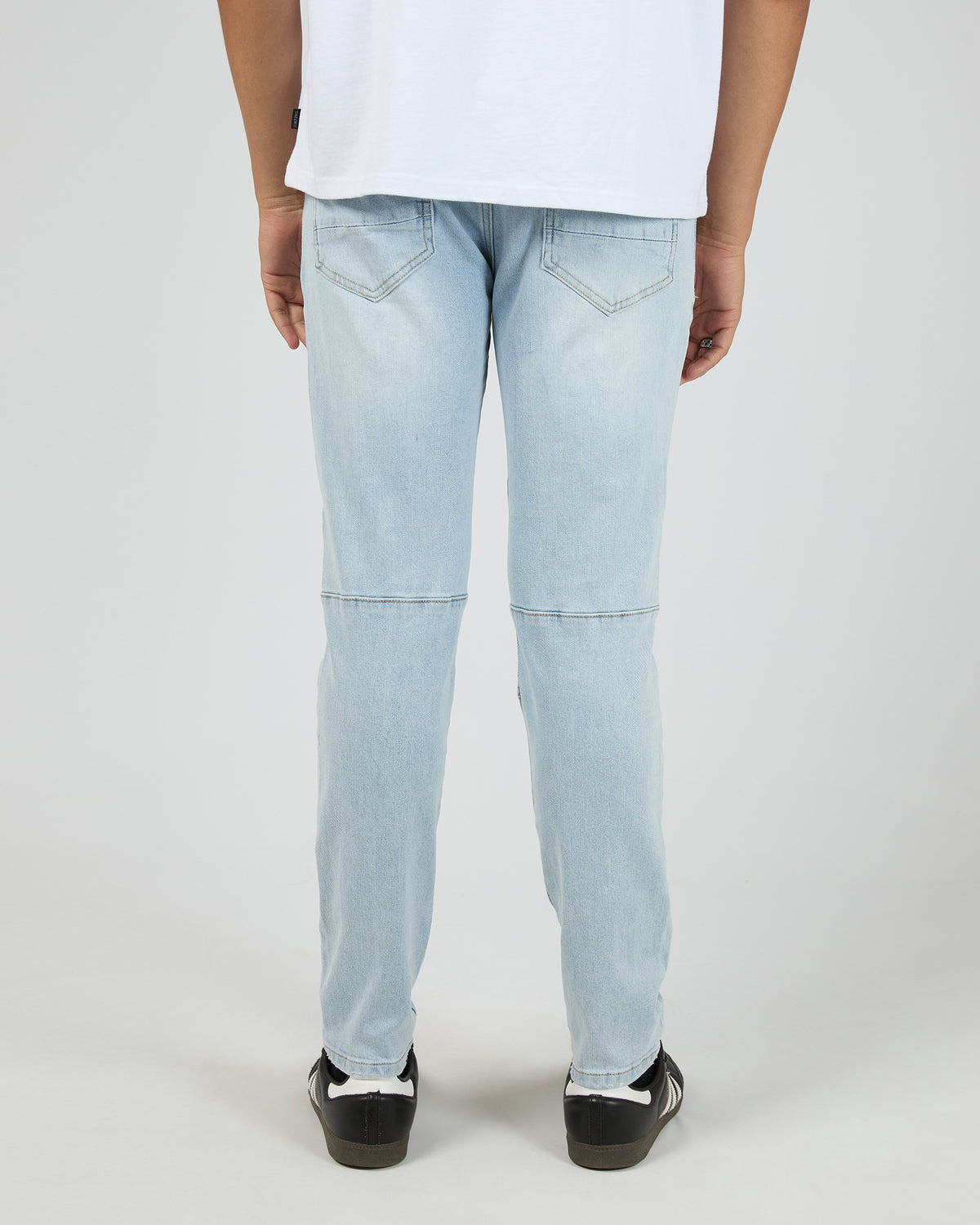Soho Jean Pannelled Slim Fit Bleached Blue