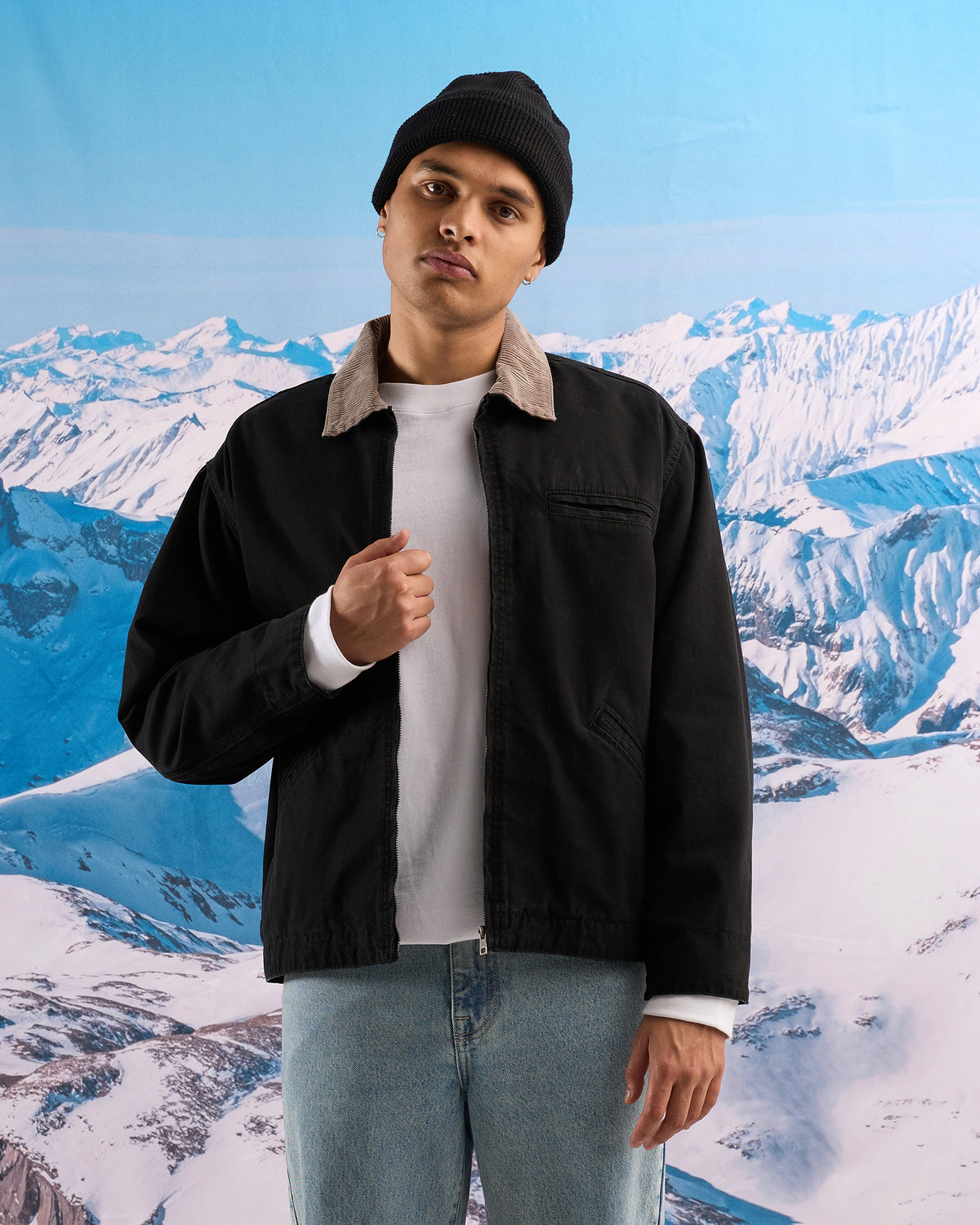 Barn Jacket Washed Black