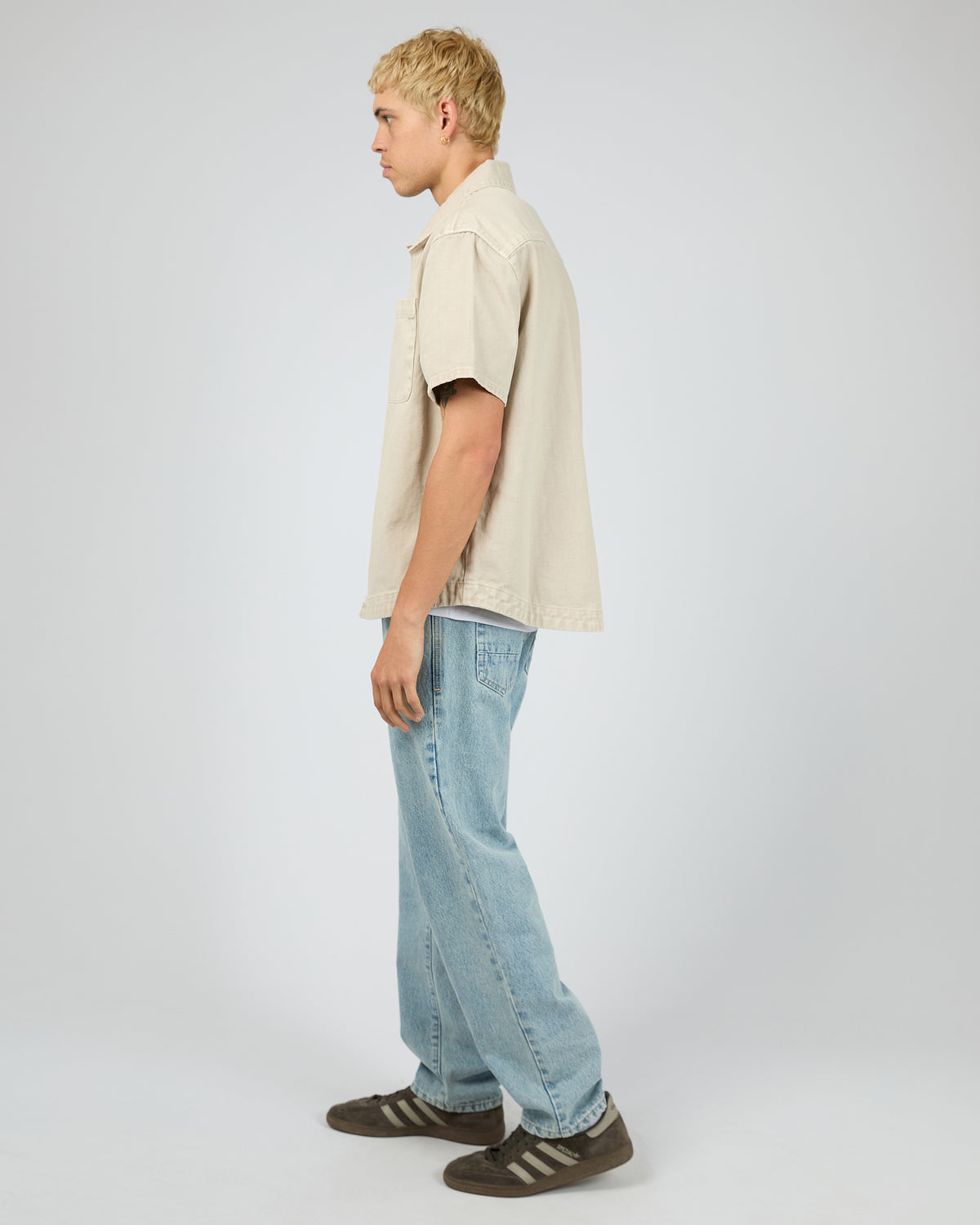 Fade Short Sleeve Shirt Grey