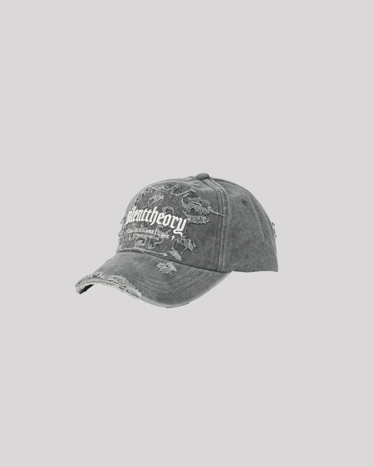 Distressed Cap Charcoal