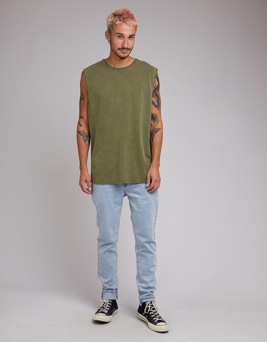 Over Crotch Acid Muscle Khaki