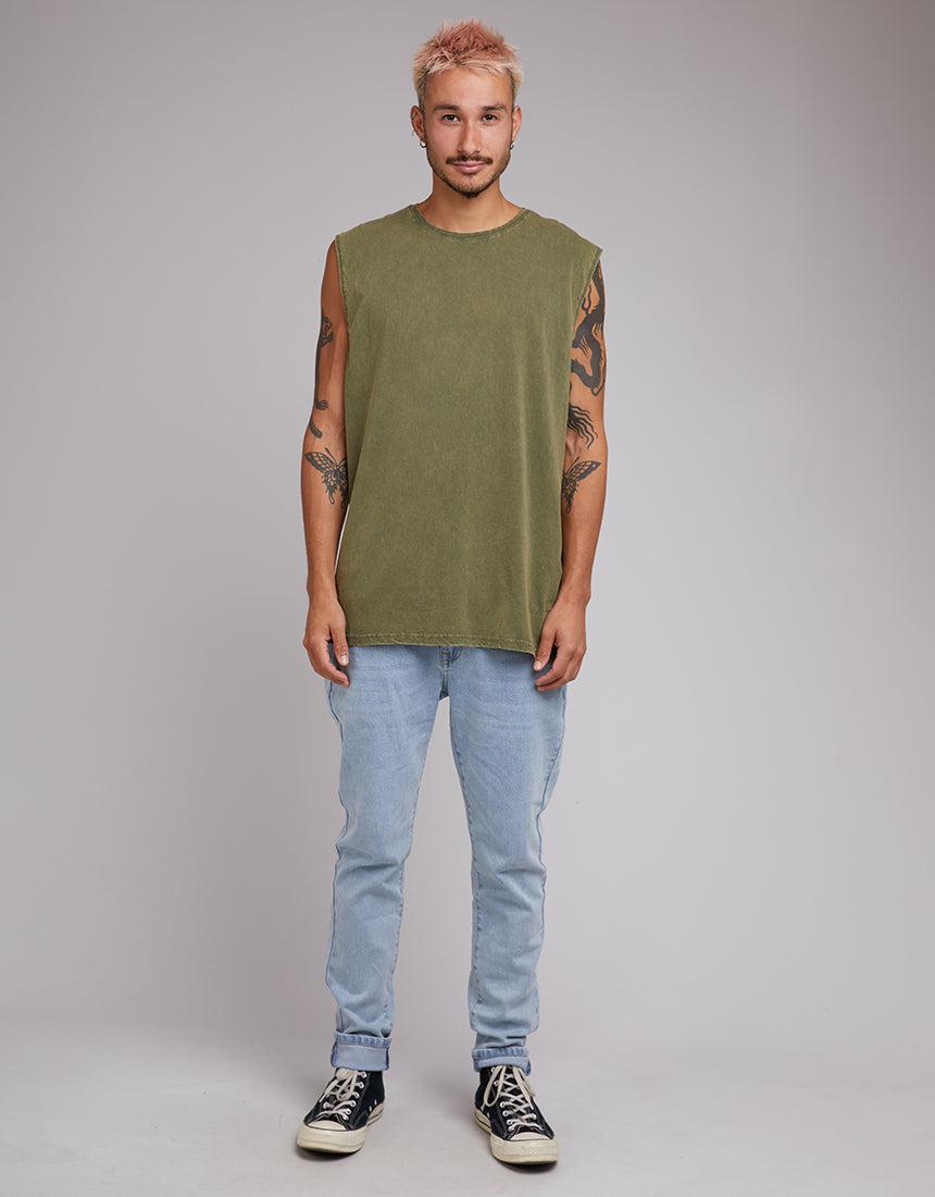Over Crotch Acid Muscle Khaki