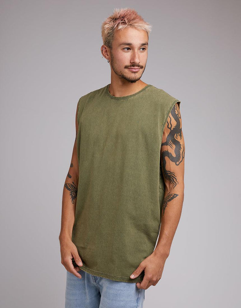 Over Crotch Acid Muscle Khaki