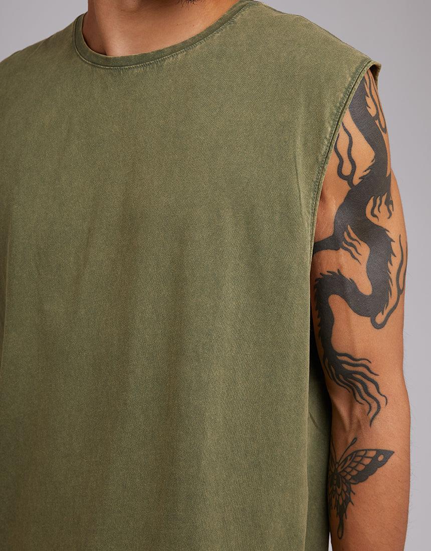 Over Crotch Acid Muscle Khaki
