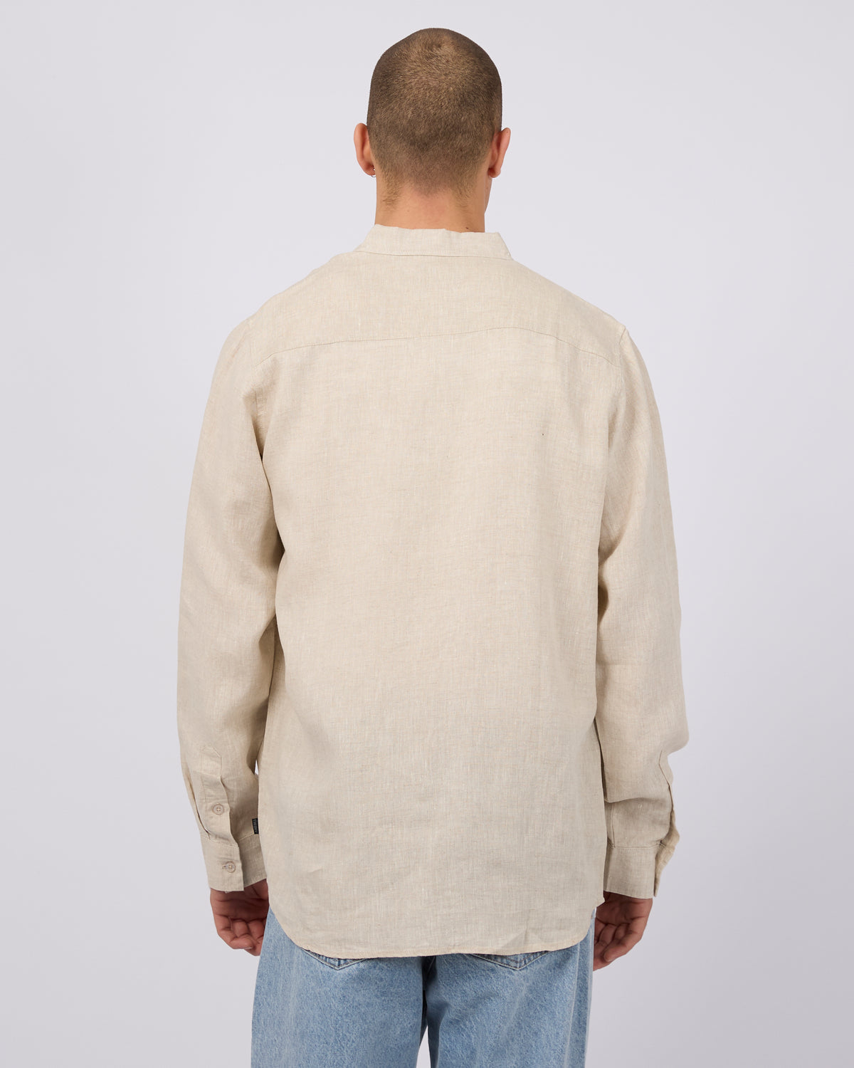 Linen Long Sleeve Shirt Natural