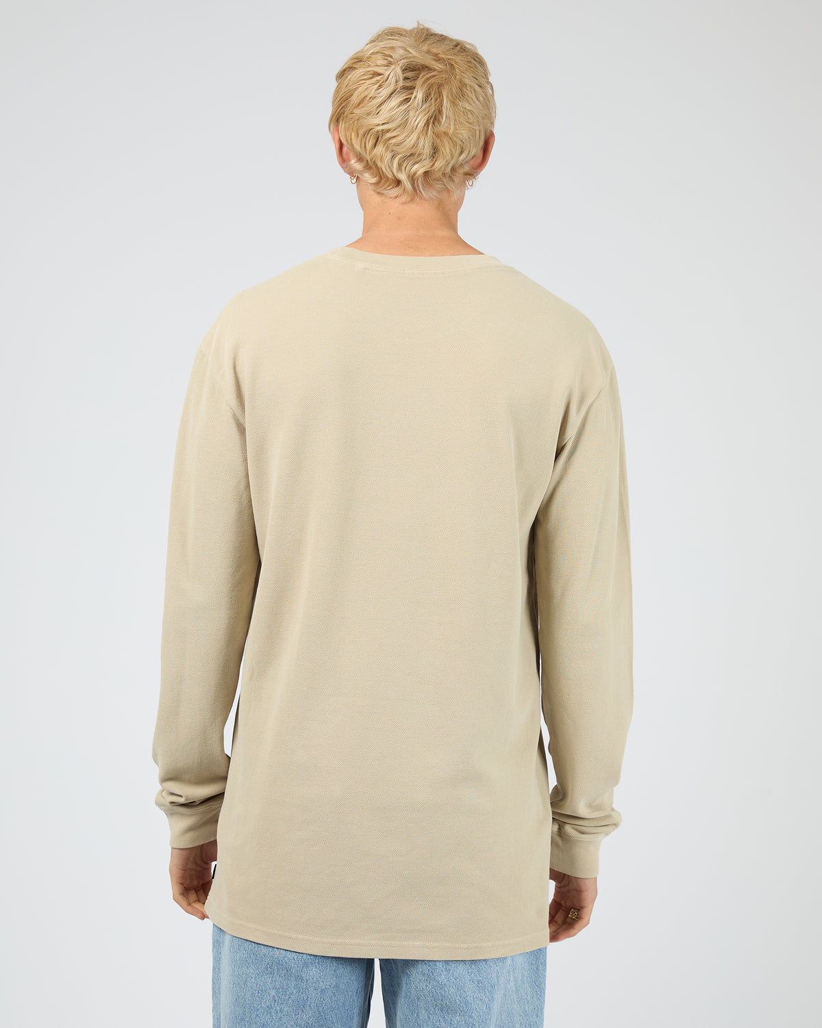 Pique Long Sleeve Tee Herb