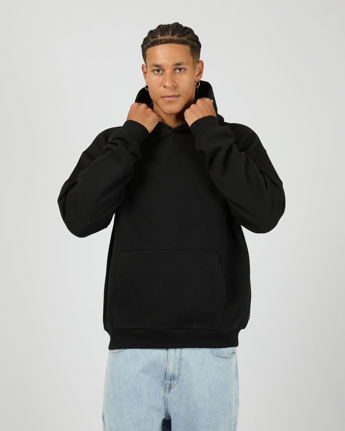 Box Hoodie Black