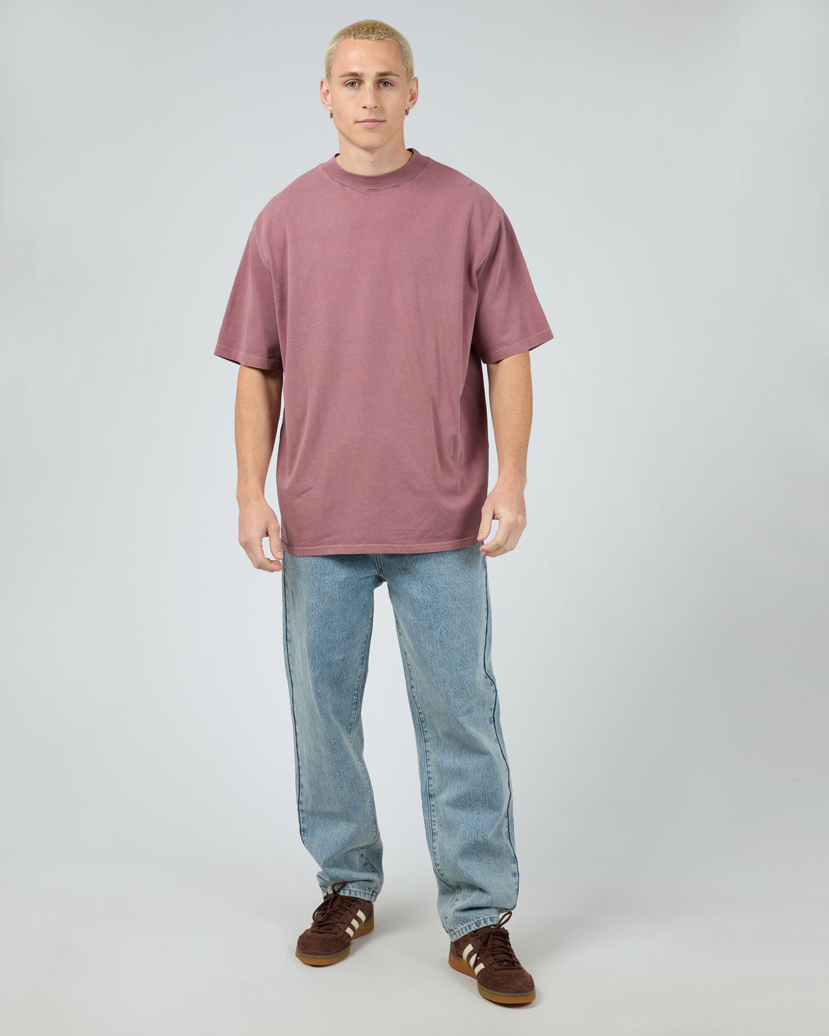 Heavy Weight Tee Plum