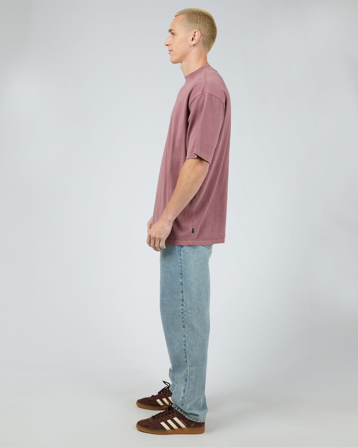 Heavy Weight Tee Plum