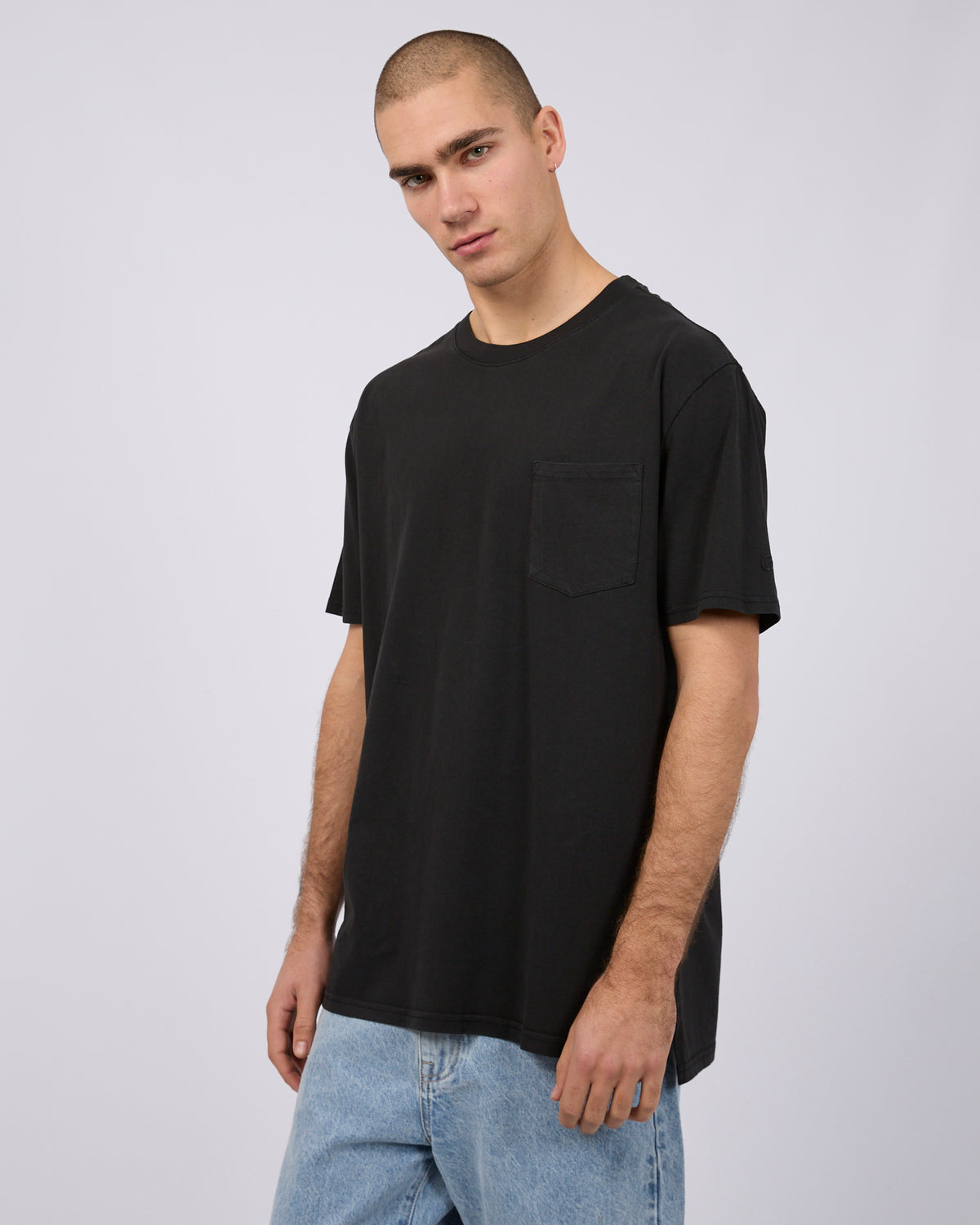 Surplus Pocket Tee Washed Black