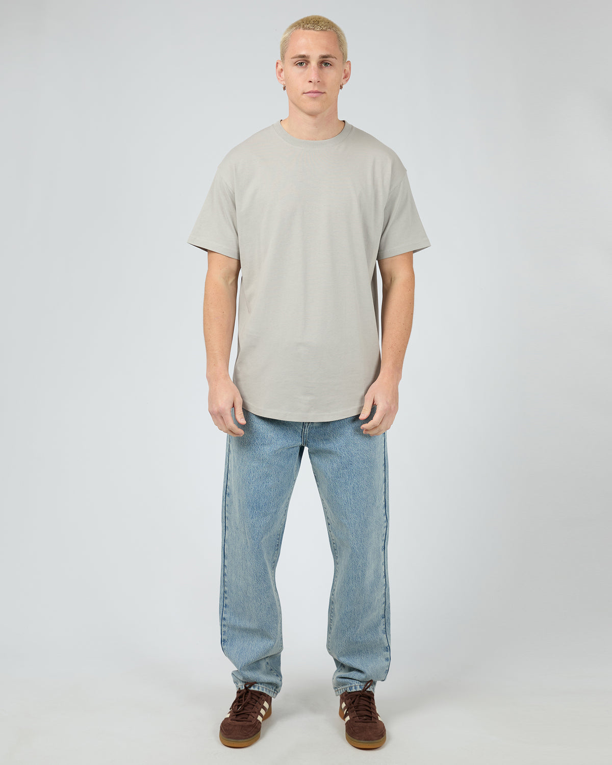 Solid Tail Tee Grey