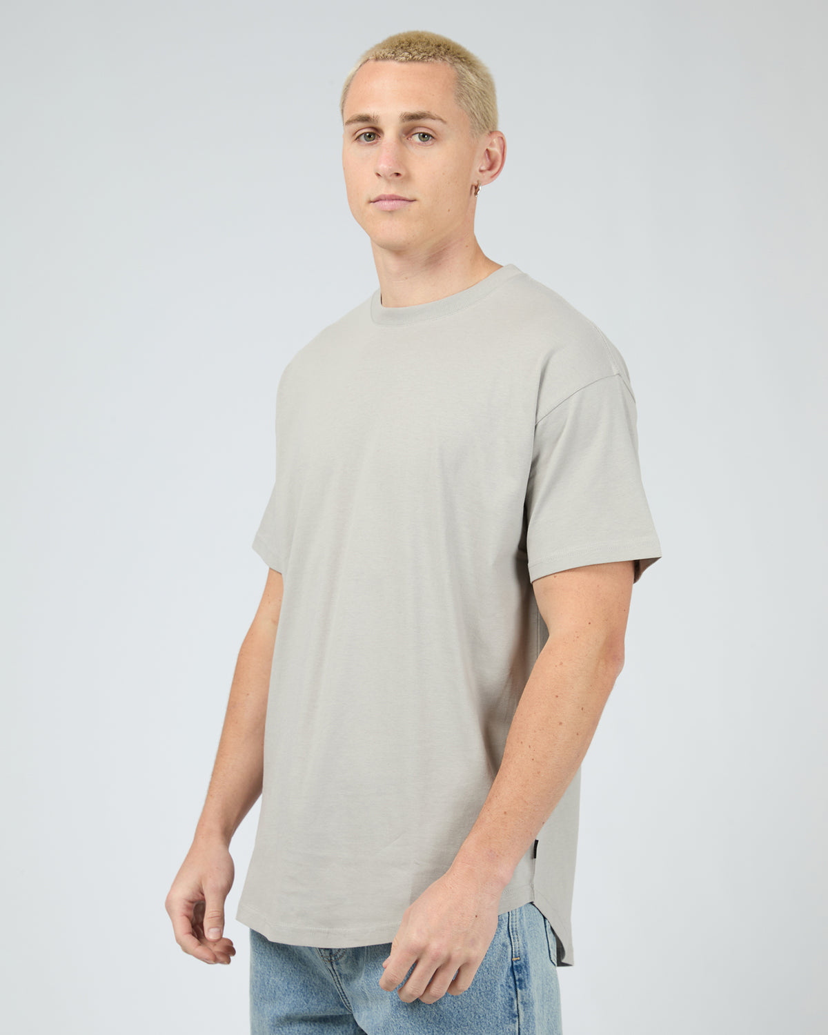 Solid Tail Tee Grey