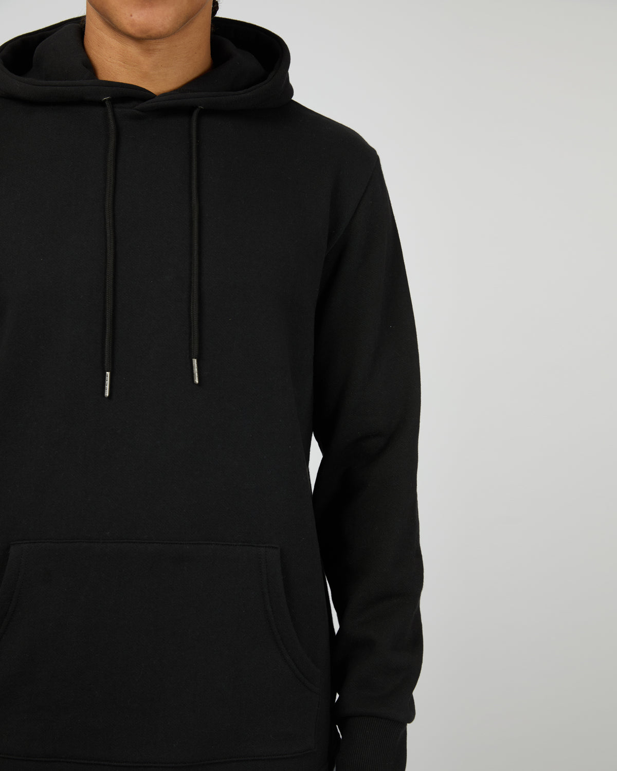 Scoop Hoodie Black