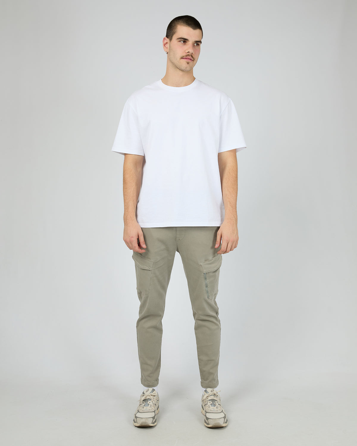 Inset Cargo Pant Grey