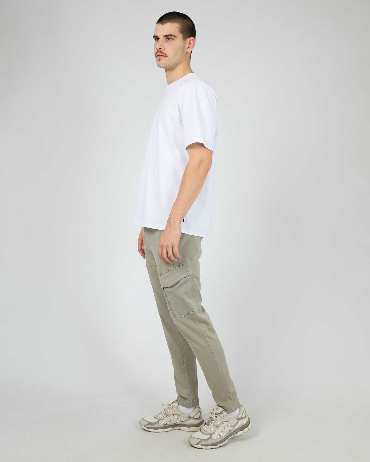 Inset Cargo Pant Grey