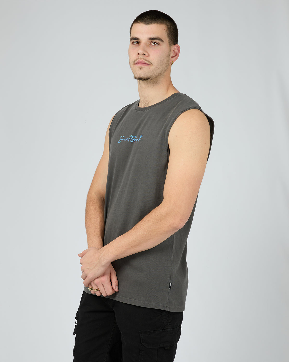 Link Script Muscle Washed Black