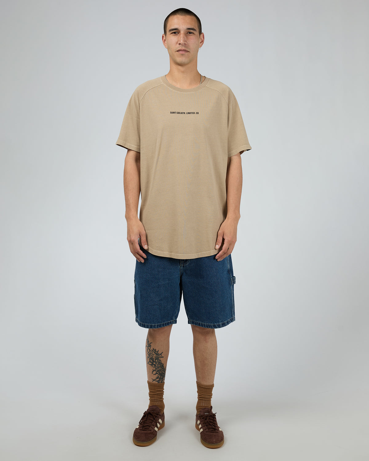 Elevate Raglan Tee Tan