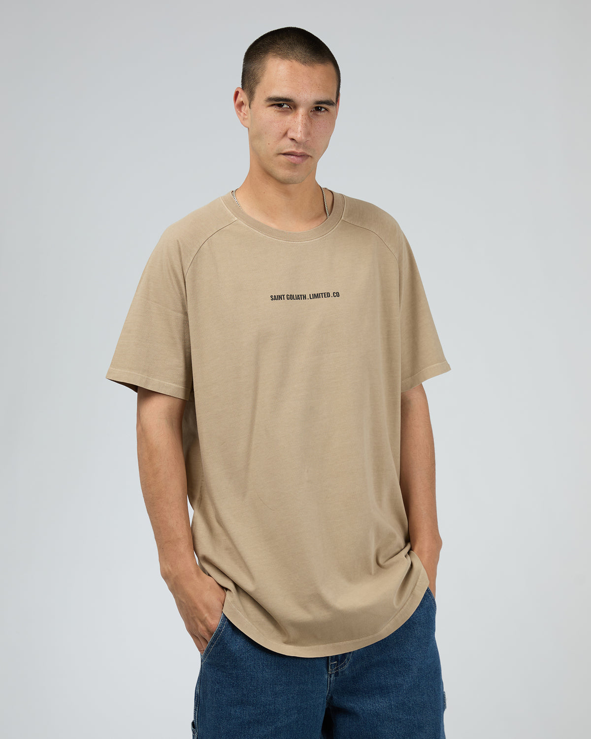 Elevate Raglan Tee Tan