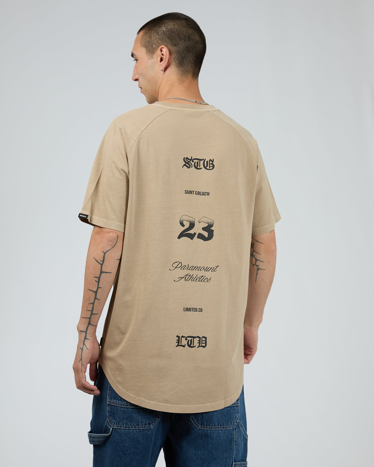 Elevate Raglan Tee Tan
