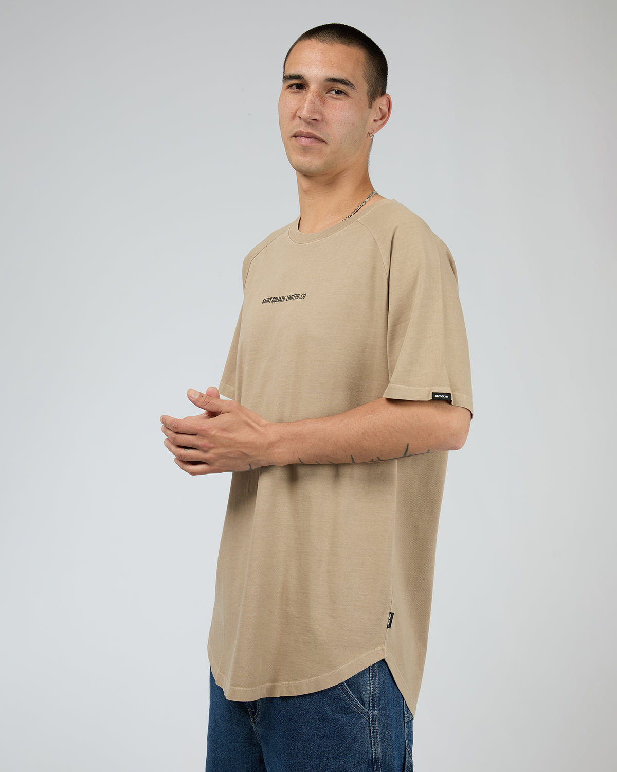 Elevate Raglan Tee Tan