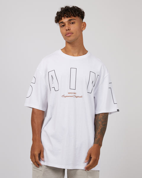 Riser Tee White - Edge Clothing