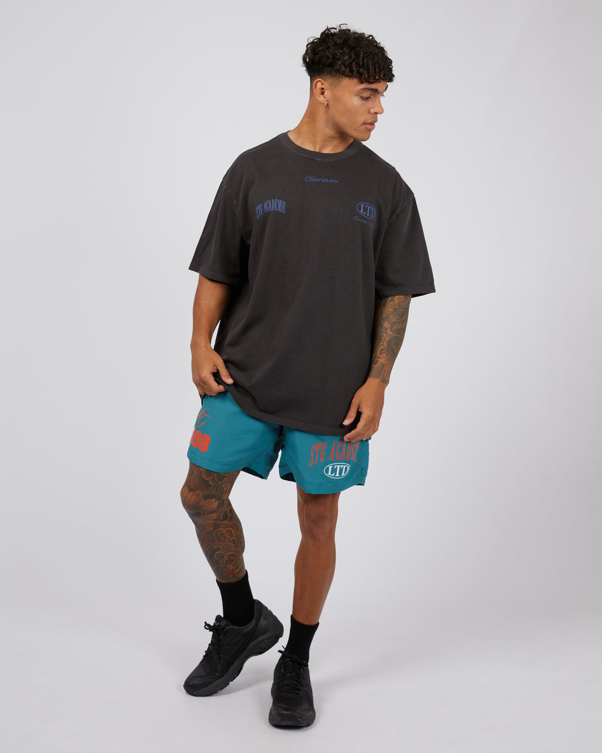 Courtside Tee Coal