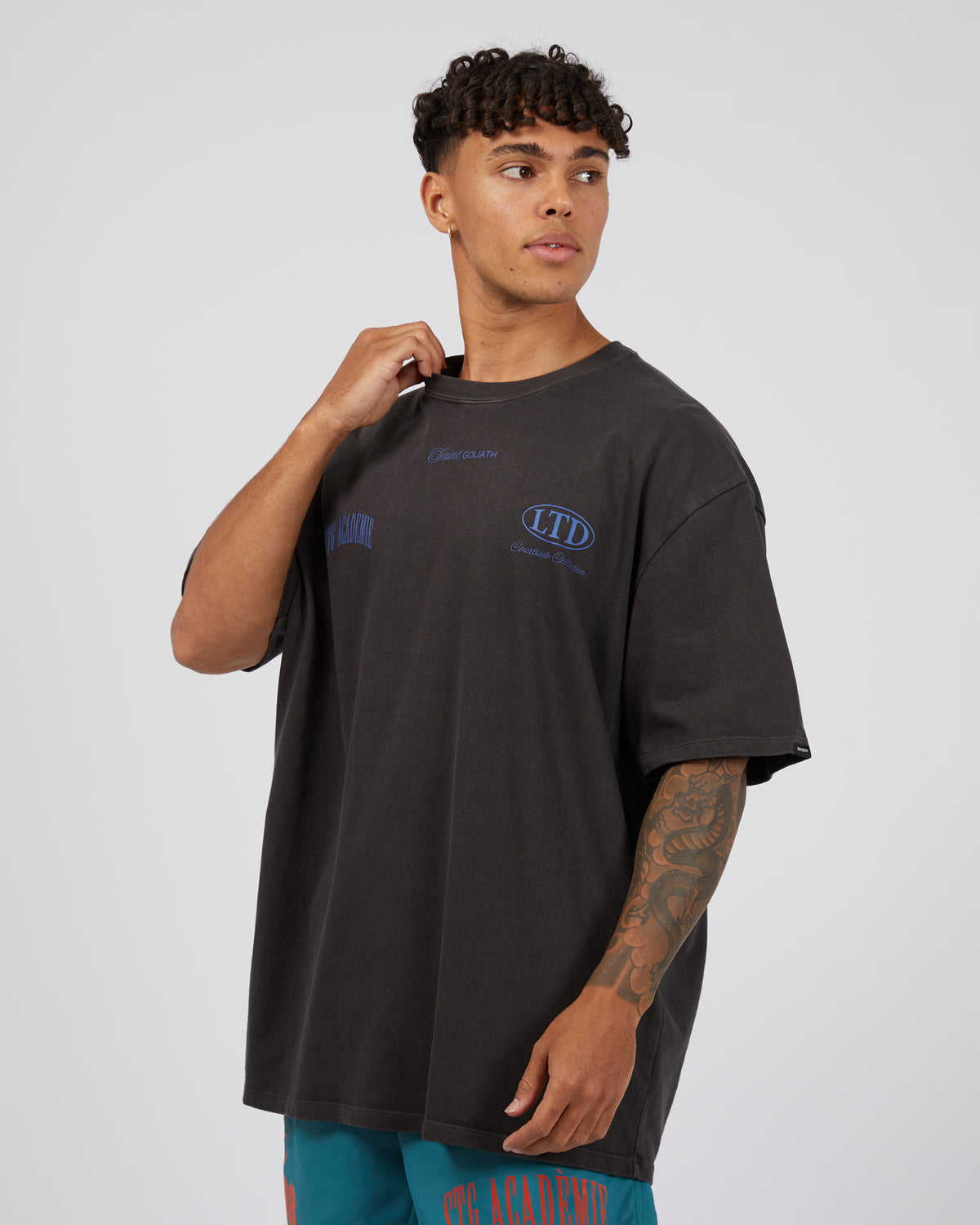 Courtside Tee Coal