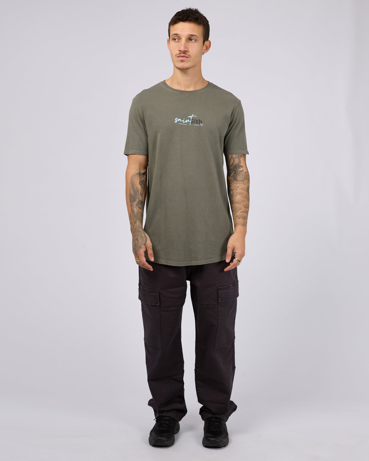 Sign Off Tee Agave Green