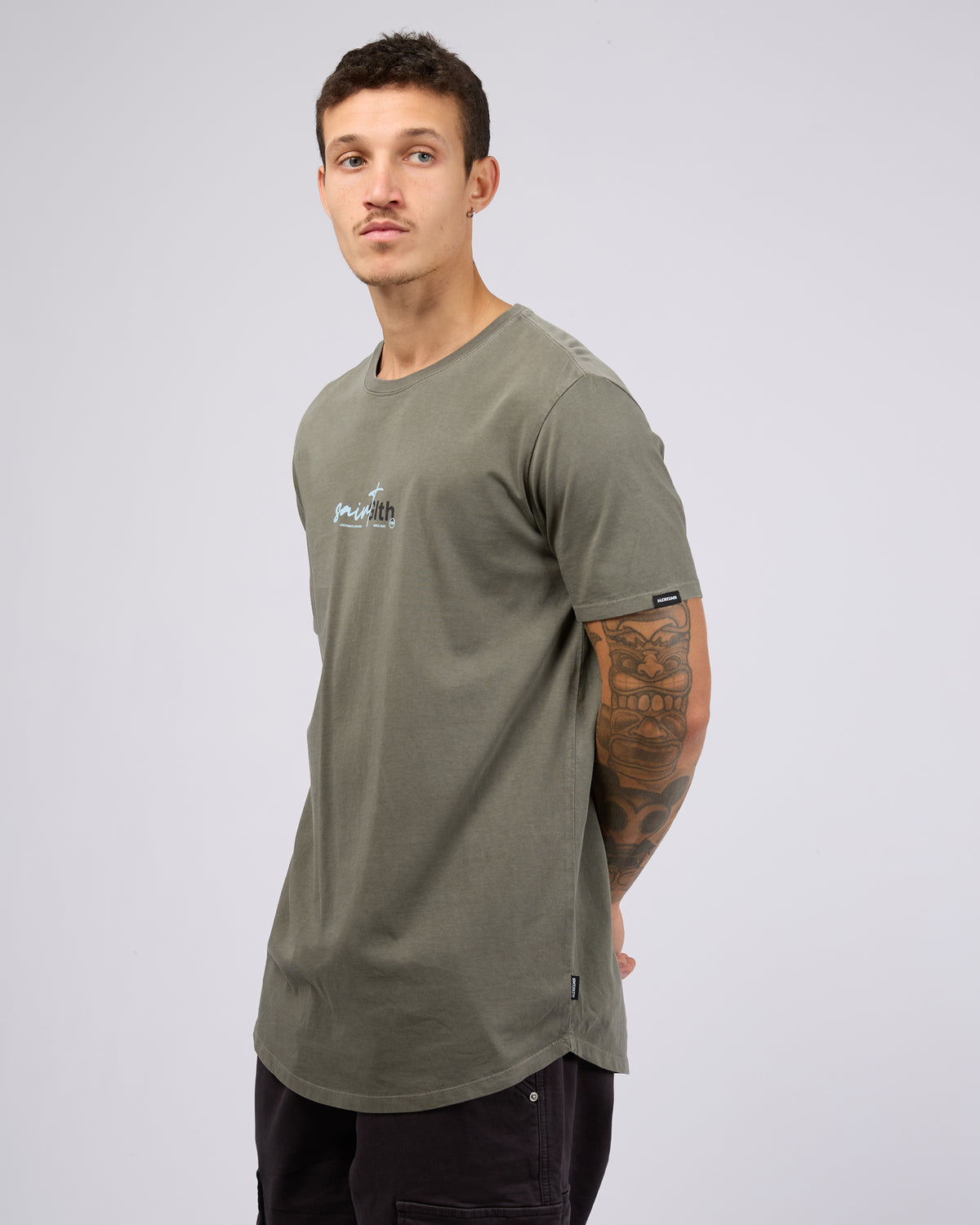 Sign Off Tee Agave Green