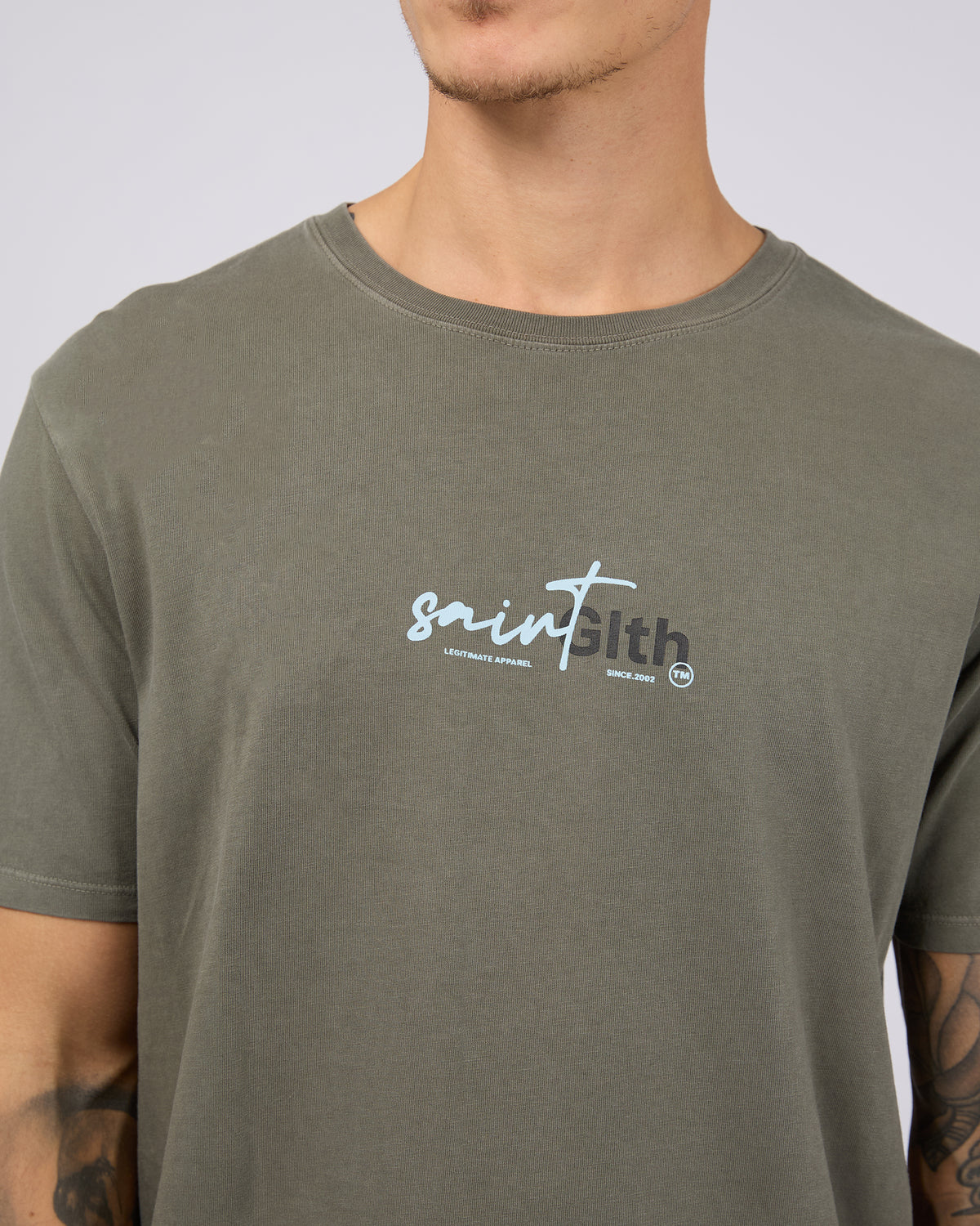 Sign Off Tee Agave Green