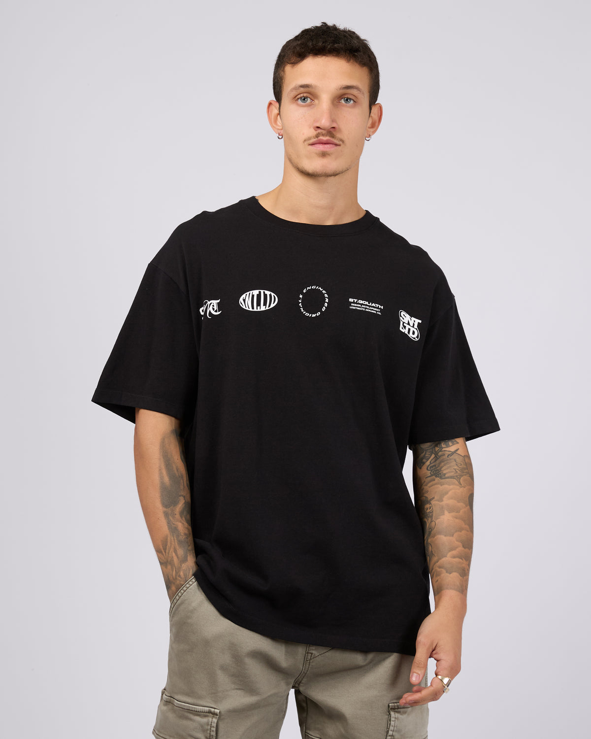 Intergrate Tee Washed Black