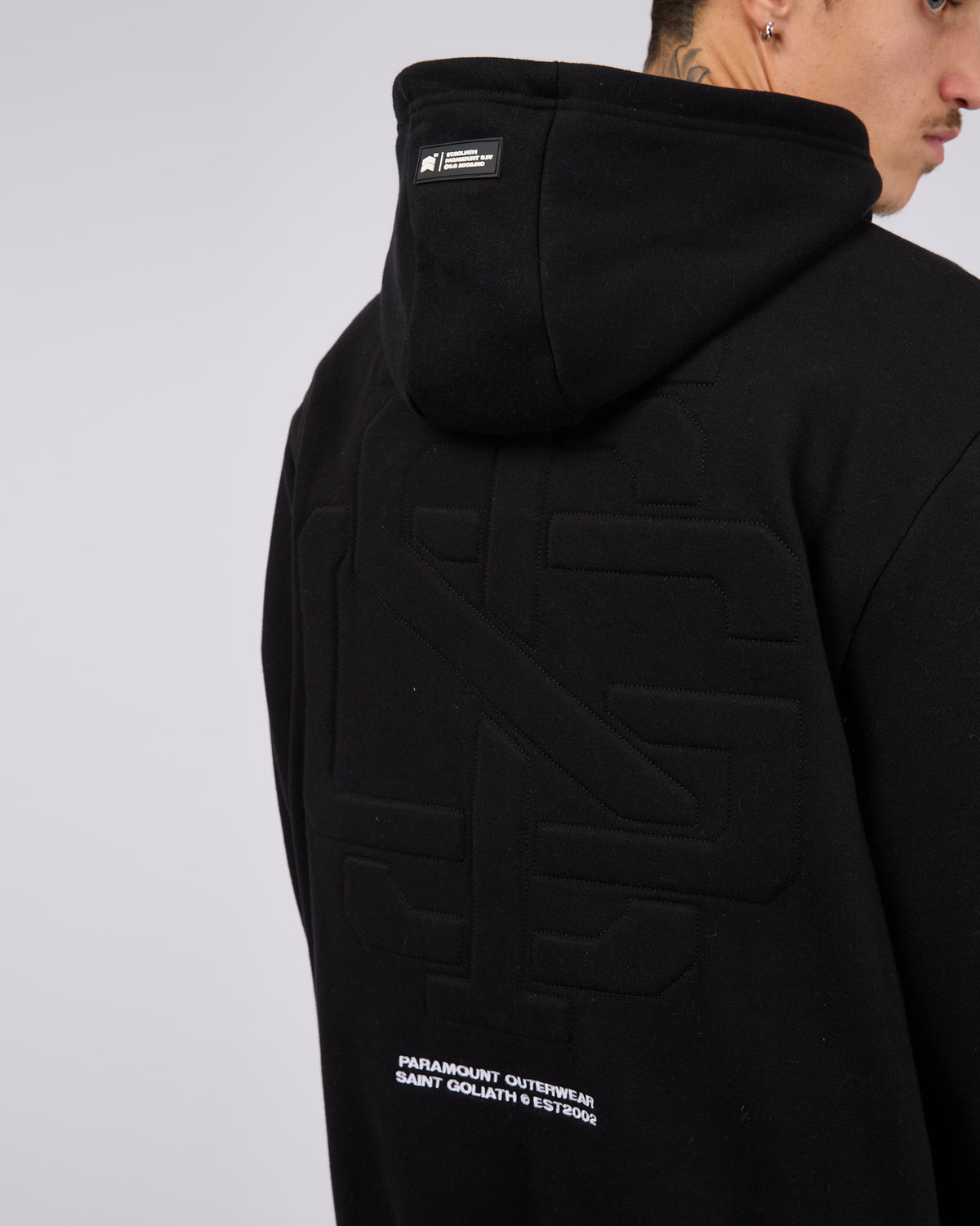 Raised Hoodie Black