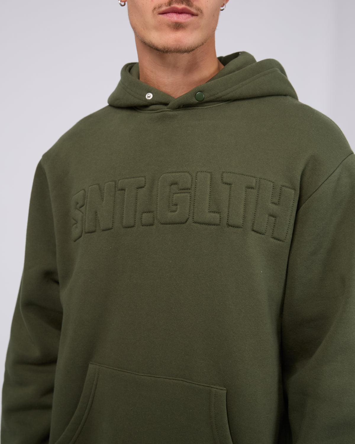Raised Hoodie Khaki