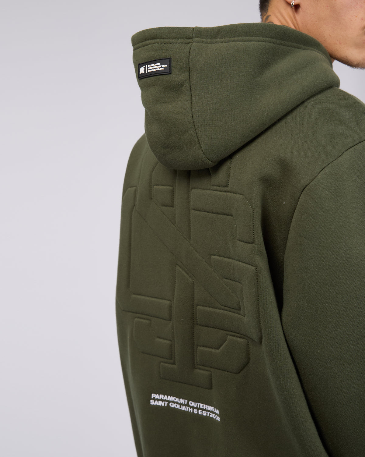 Raised Hoodie Khaki