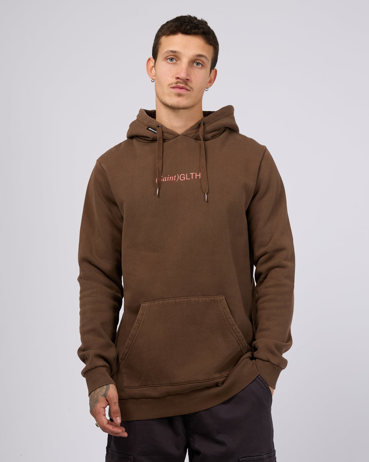 Bracket Hoodie Brown