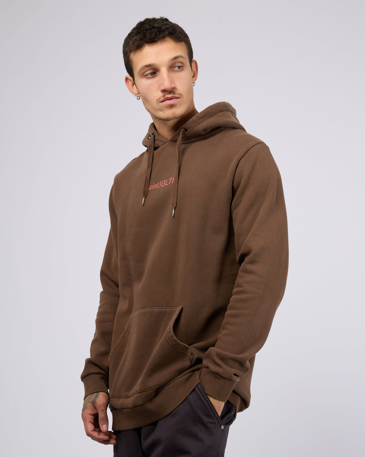 Bracket Hoodie Brown