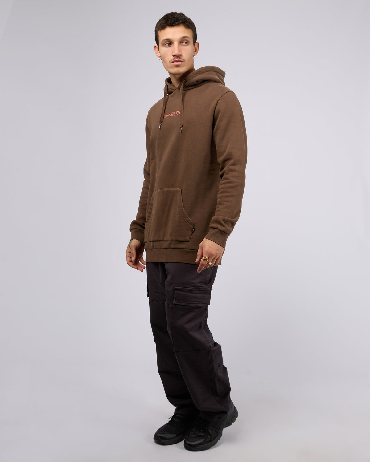 Bracket Hoodie Brown