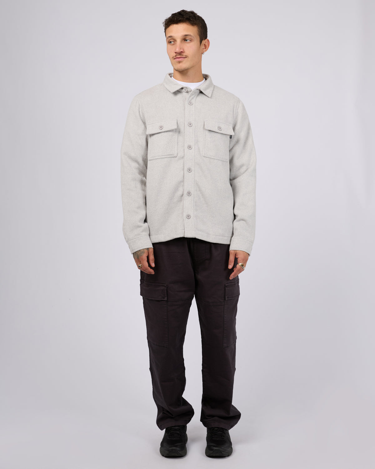Alchemy Overshirt Grey Marle