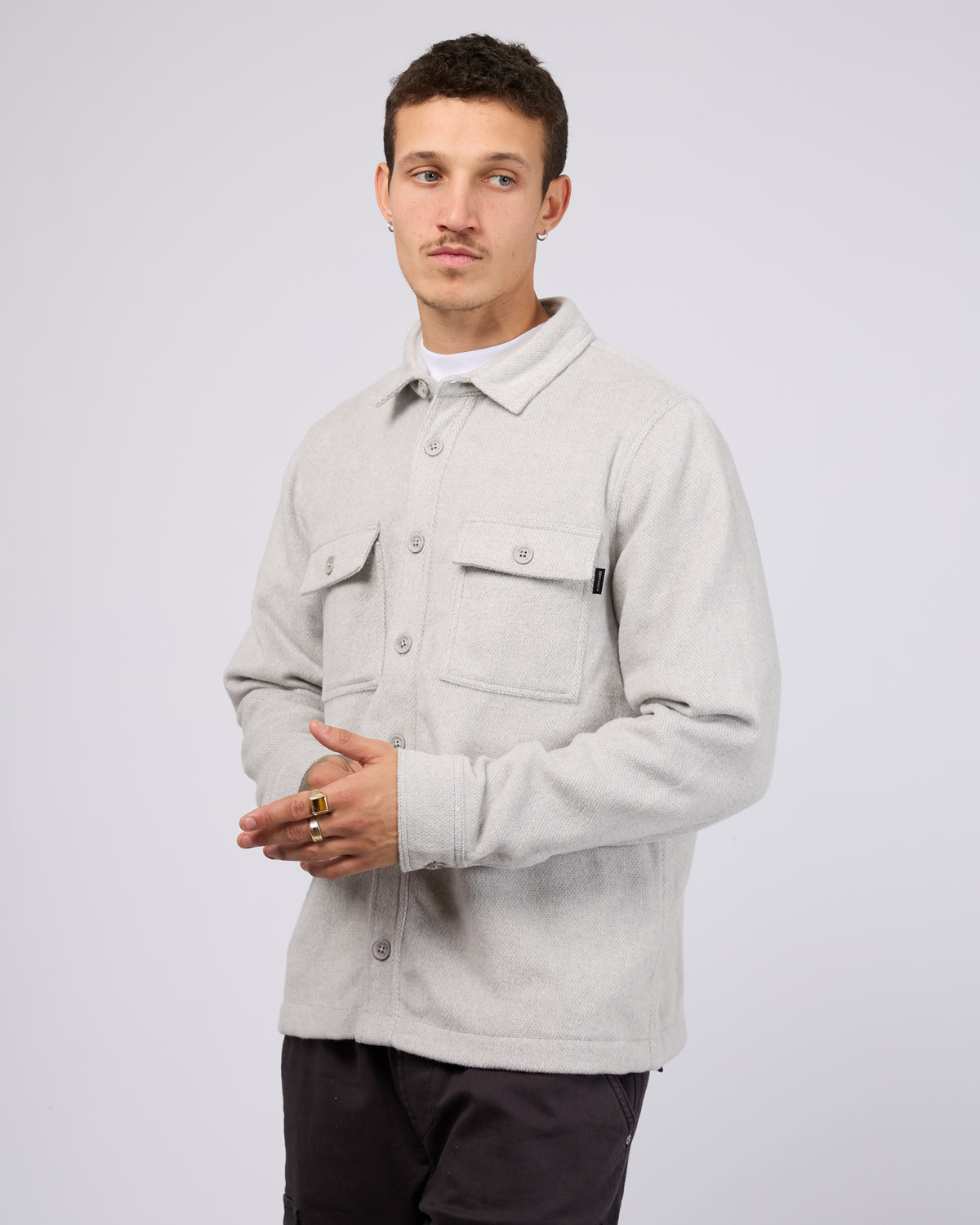 Alchemy Overshirt Grey Marle