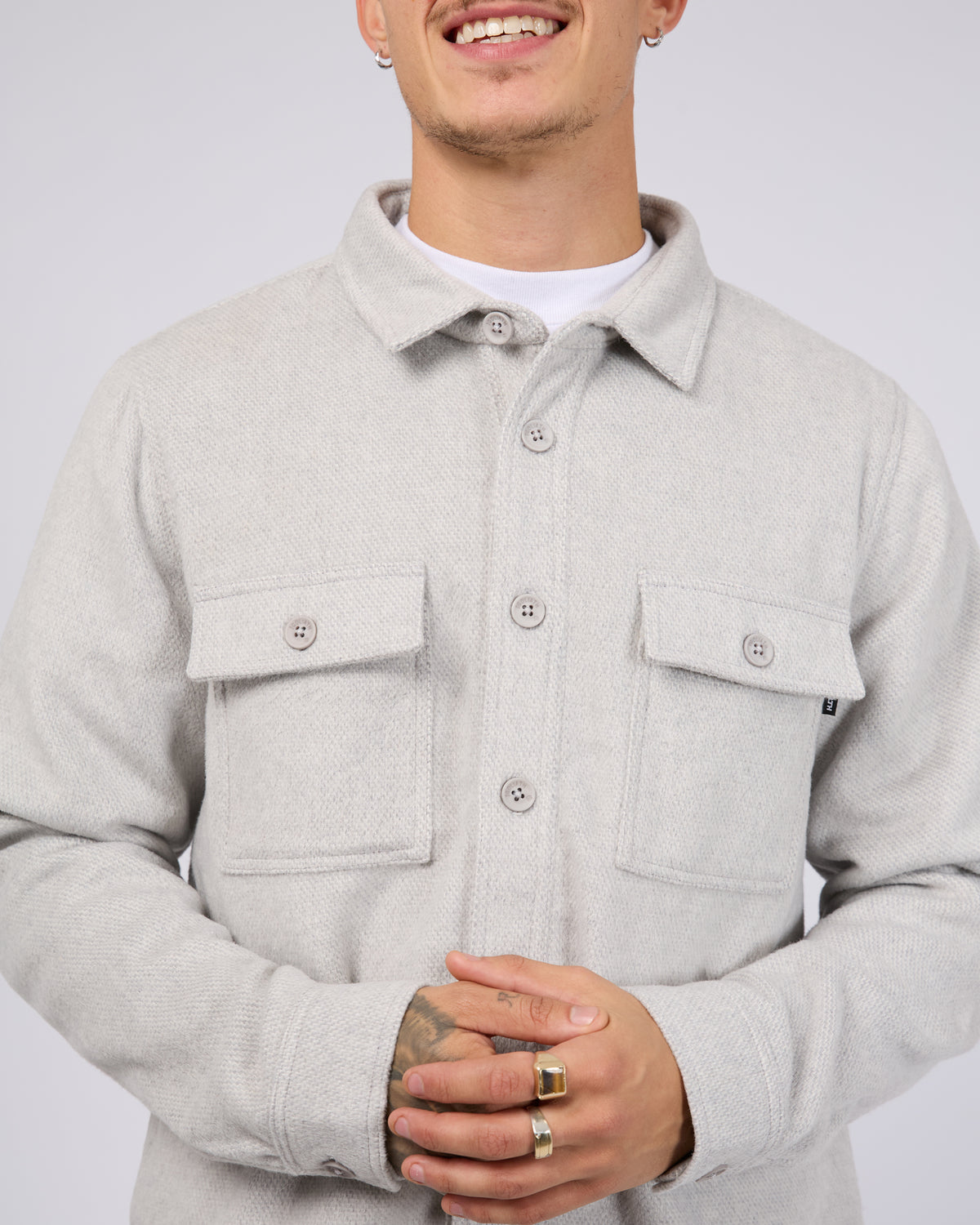 Alchemy Overshirt Grey Marle