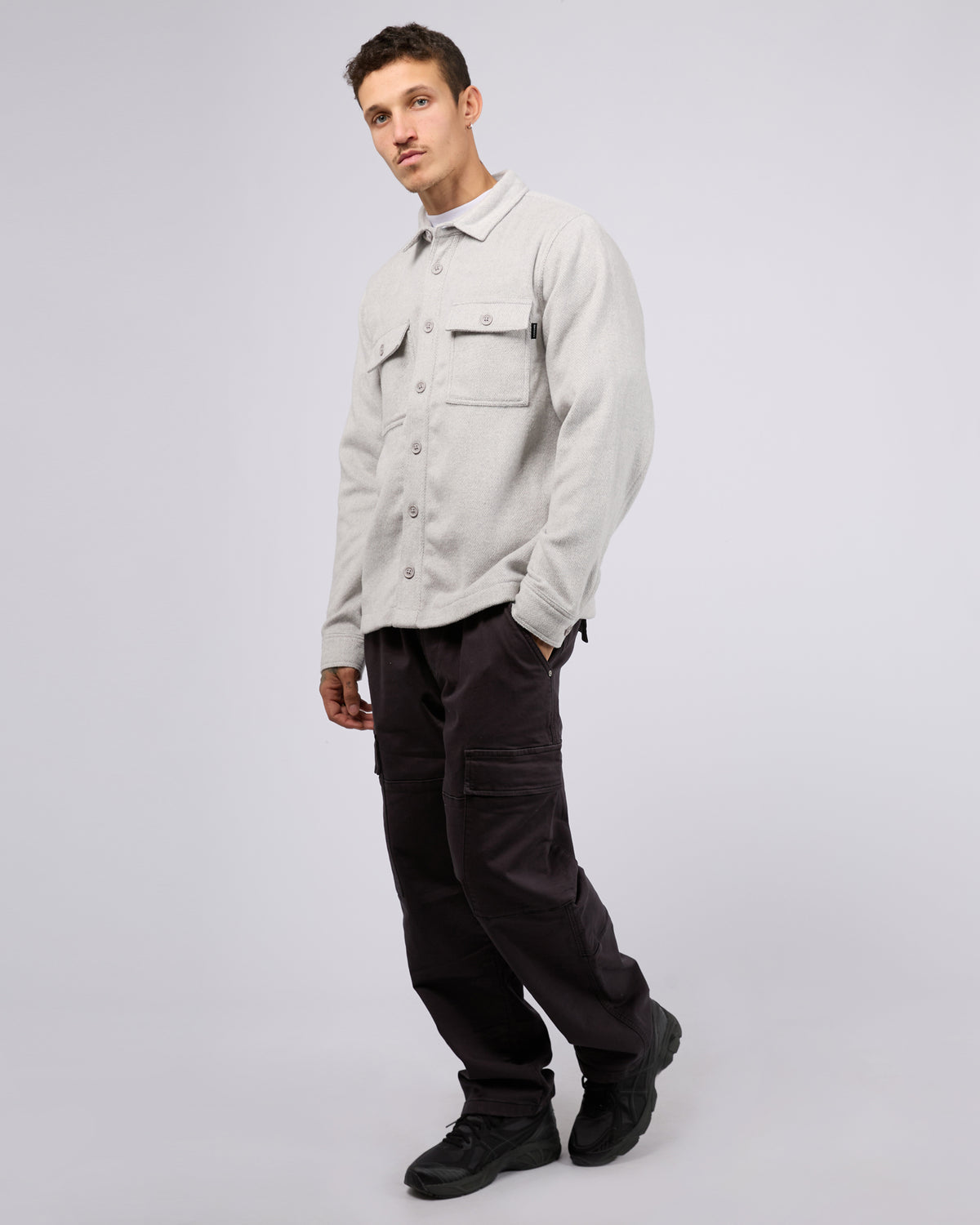Alchemy Overshirt Grey Marle