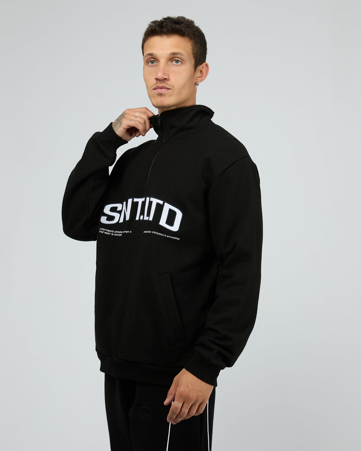 Proline Qtr Zip Black