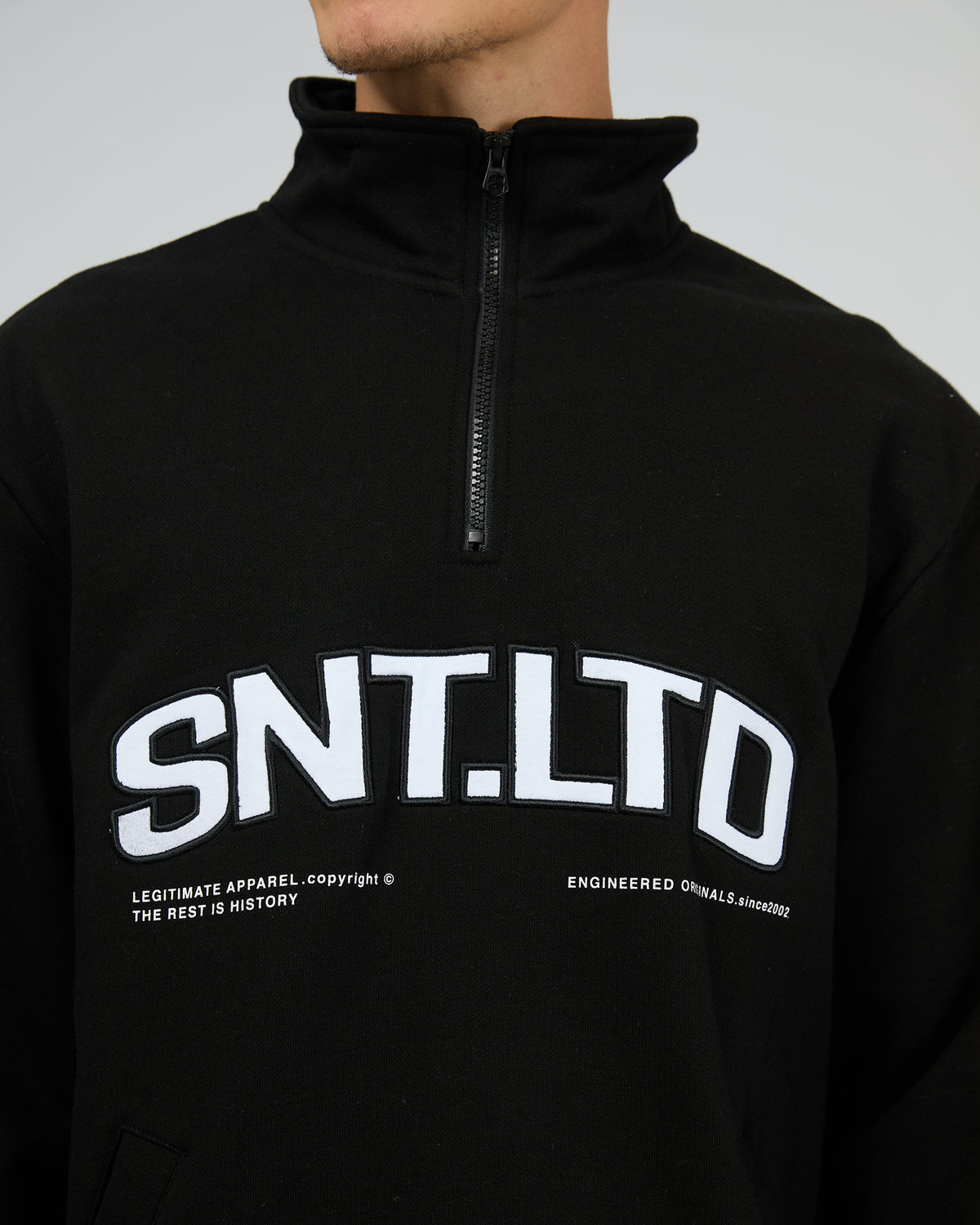 Proline Qtr Zip Black