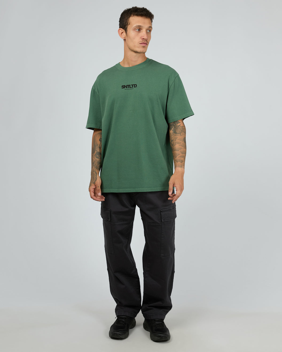 Squared Tee Green