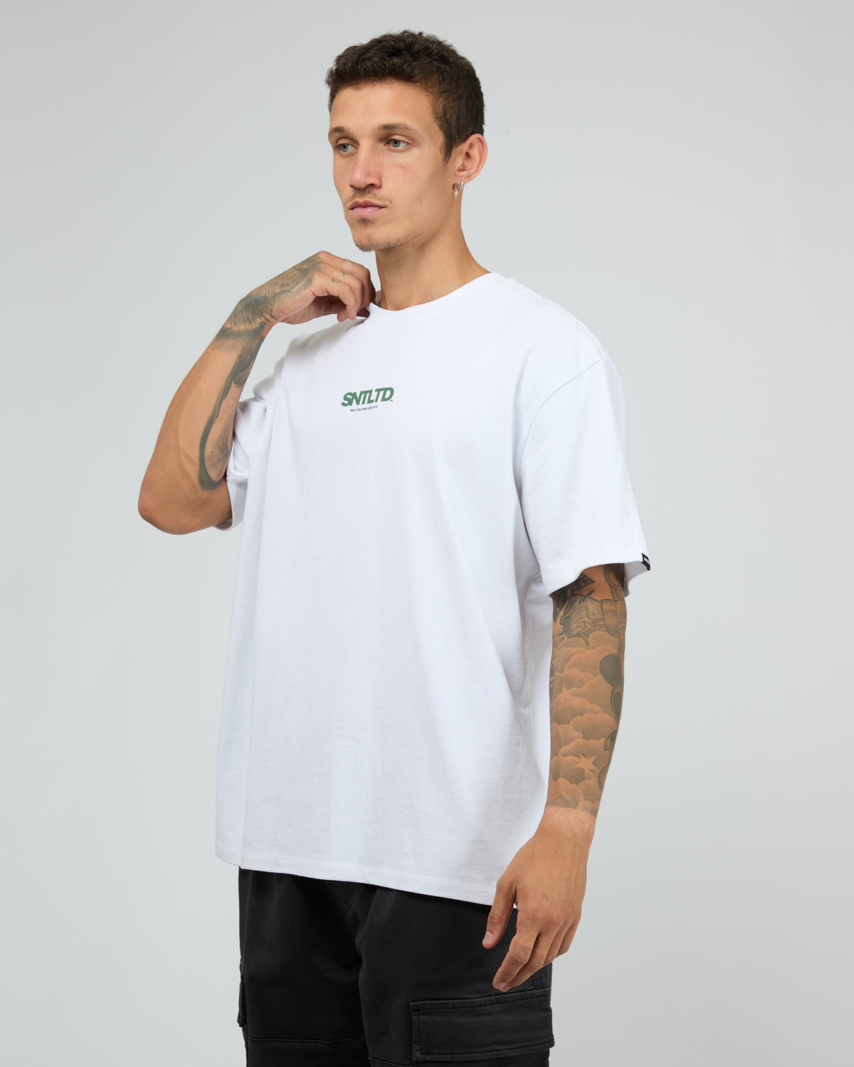 Squared Tee White
