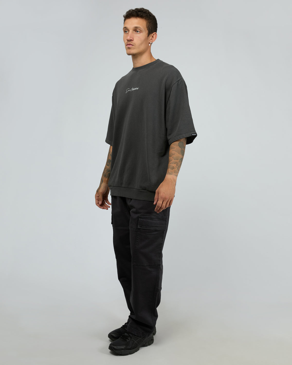 Programme Fleece Tee Steel Blue